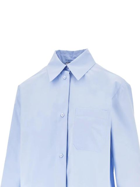 Sportmax pocket cropped shirt - Blue - zdjęcie produktu nr 2
