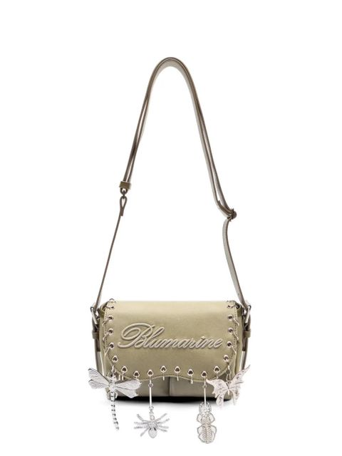 Blumarine embroidery charm shoulder bag - Green - zdjęcie produktu nr 1