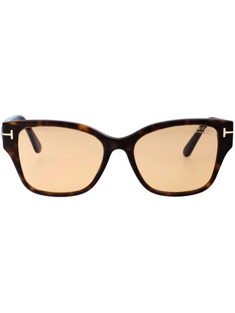 TOM FORD Eyewear FT1108 square-frame sunglasses - Brown - zdjęcie produktu nr 1