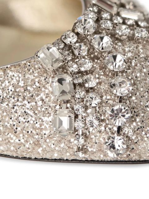 Jimmy Choo 45mm leather pumps - Gold