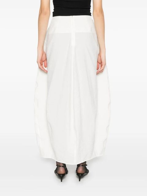 TOTEME parachute maxi skirt - Neutrals