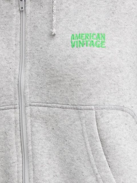 American Vintage Evona zip-up hoodie - Grey
