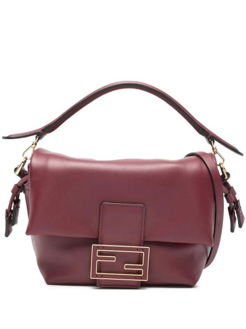 FENDI small Mamma Baguette leather tote bag - Red - zdjęcie produktu nr 1