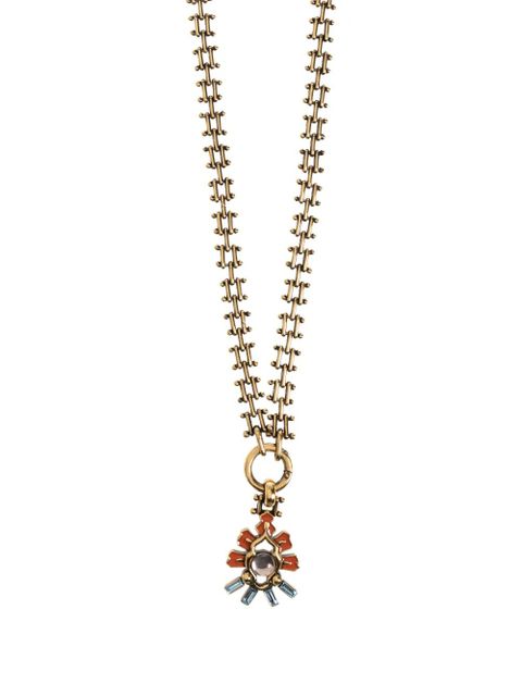 ETRO flower pendant necklace - Gold