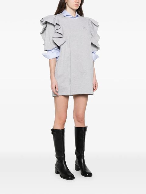 Miu Miu ruffled dress - Grey