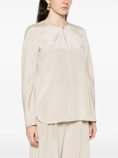 Max Mara long-sleeve blouse - Neutrals