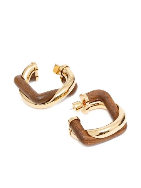 Jacquemus square hoop earrings - Gold - zdjęcie produktu nr 2