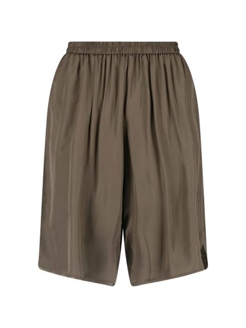 The Frankie Shop Nelis satin shorts - Green - zdjęcie produktu nr 1