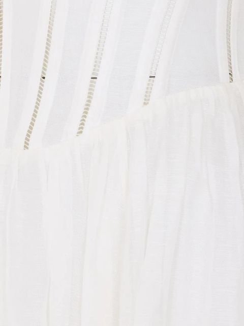 ZIMMERMANN corset midi dress - White
