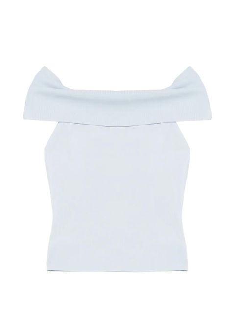 Maje off-shoulder top - Blue - zdjęcie produktu nr 1