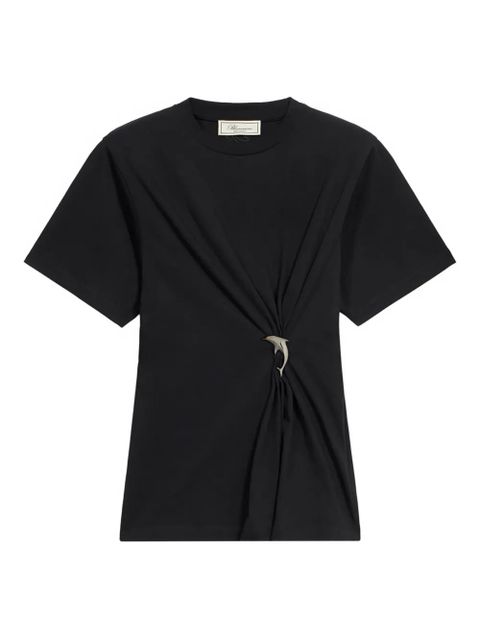 Blumarine dolphin-detail T-shirt - Black - zdjęcie produktu nr 1