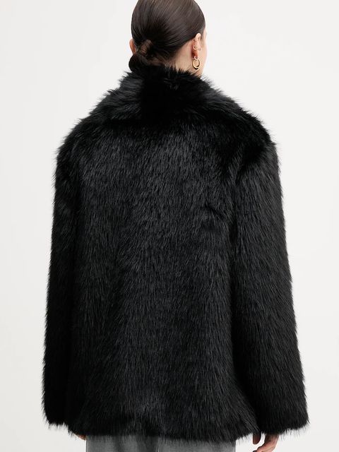 Sandro Ferrone płaszcz kolor czarny S15YBFGENNY