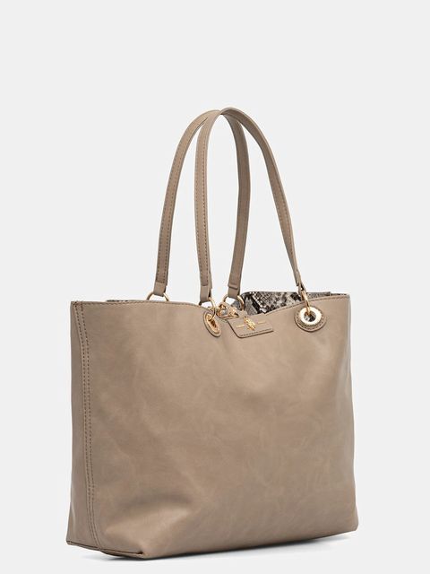 U.S. Polo Assn. torebka dwustronna Axtell Reversible kolor brązowy BIU4A8904WVP