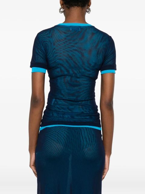 Off-White mesh top - Blue