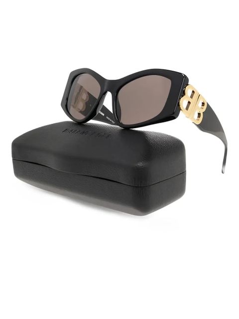 Balenciaga Eyewear logo sunglasses - Black - zdjęcie produktu nr 2