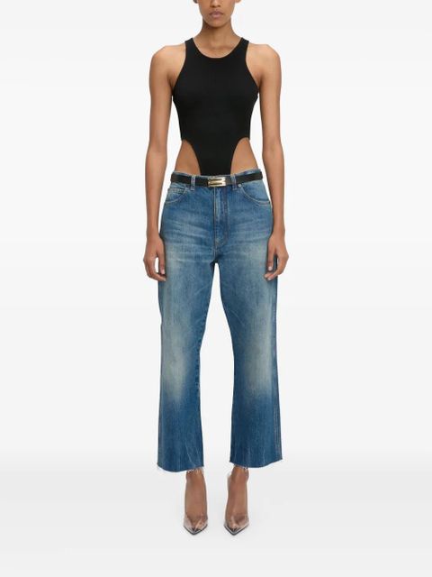 Victoria Beckham ribbed bodysuit - Black - zdjęcie produktu nr 1