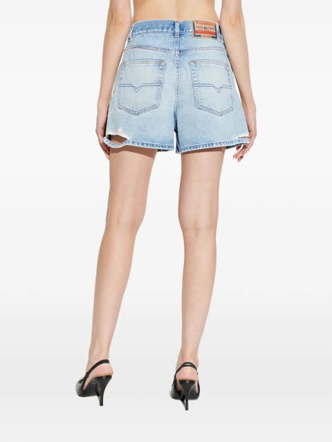 Diesel De-Helios ripped denim shorts - Blue