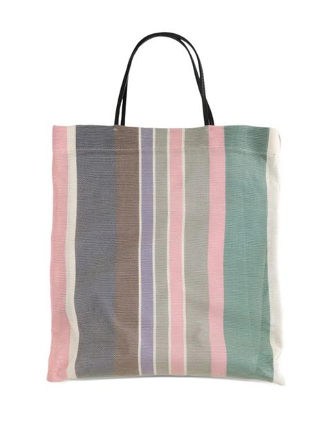 The Row mini Barn striped tote bag - Pink - zdjęcie produktu nr 2