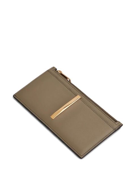 Tod's zip-fastening embossed cardholder - Brown - zdjęcie produktu nr 2