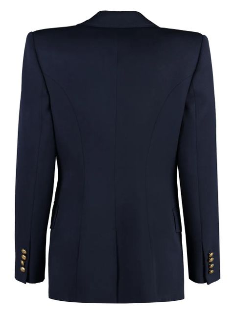 Alexander McQueen Military single-breasted blazer - Blue