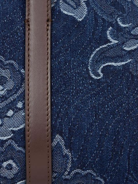 ETRO mini floral-jacquard denim tote bag - Blue - zdjęcie produktu nr 2