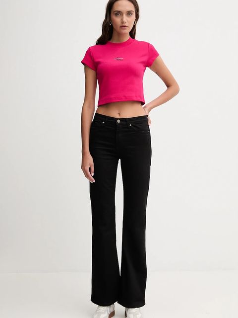 Calvin Klein Jeans t-shirt damski kolor różowy LV047AB802 - zdjęcie produktu nr 2