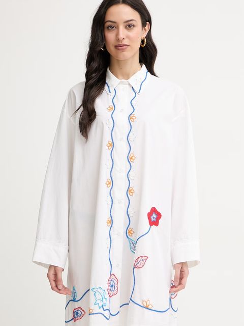 Forte Forte sukienka koszulowa bawełniana - zdjęcie produktu nr 1