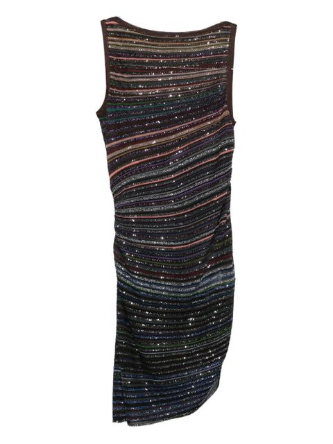 Missoni striped sleeveless mini dress - Brown - zdjęcie produktu nr 1