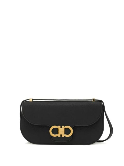 Ferragamo Double Gancini cross body bag - Black - zdjęcie produktu nr 1