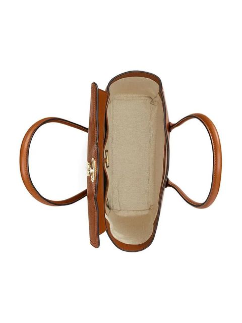 Lauren Ralph Lauren torebka skórzana kolor brązowy 431966862 - zdjęcie produktu nr 2