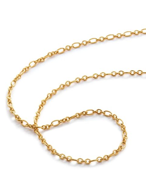 Monica Vinader 18kt gold vermeil Woven Chain necklace