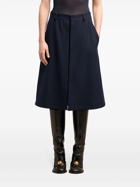 AMI Paris paneled knee-length shorts - Blue