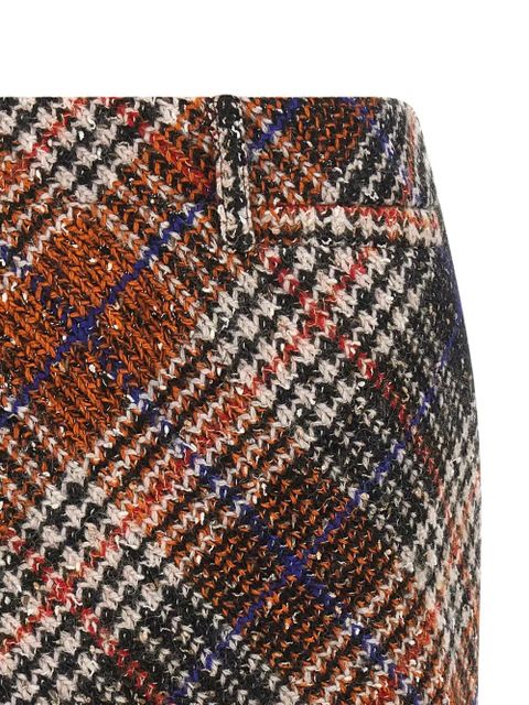Missoni tweed mini skirt - Brown