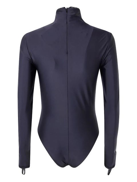 Coperni lace-trimmed high-neck bodysuit - Black - zdjęcie produktu nr 2