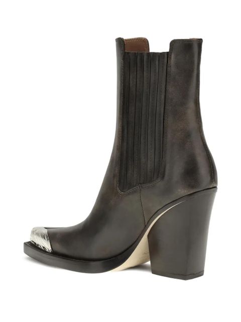 Paris Texas 100mm Dallas cowboy boots - Black - zdjęcie produktu nr 2
