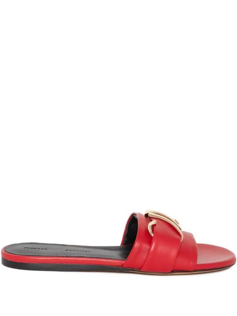 Proenza Schouler monogram flat sandals - Red - zdjęcie produktu nr 1