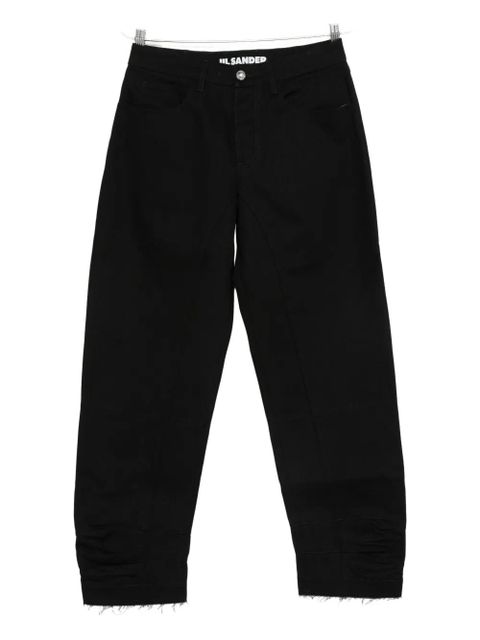 Jil Sander logo-patch jeans - Black - zdjęcie produktu nr 1