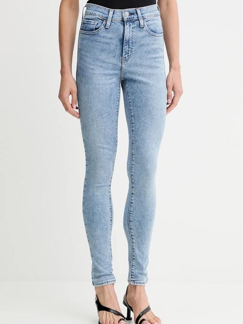 Levi's jeansy 720 HIRISE SUPER SKINNY damskie kolor niebieski 52797.0453 - zdjęcie produktu nr 1
