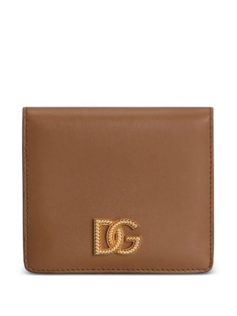 Dolce & Gabbana calfskin wallet with DG logo - Neutrals - zdjęcie produktu nr 1