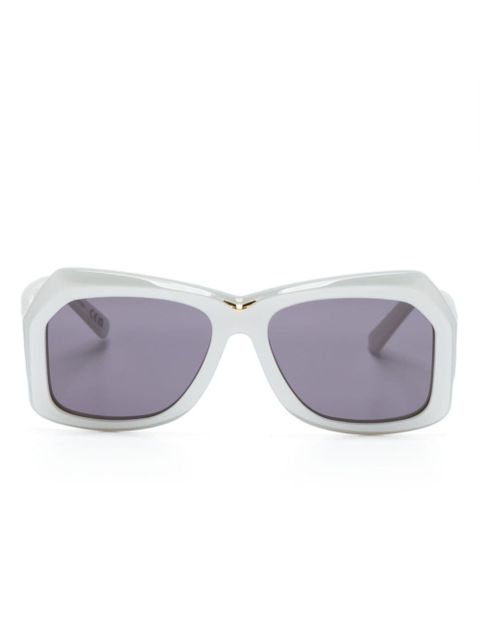 Marni Eyewear oversized-frame tinted sunglasses - Grey - zdjęcie produktu nr 1