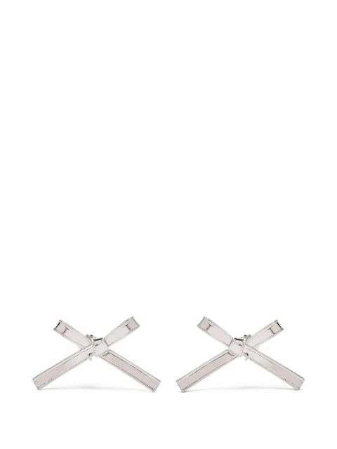 Marc Jacobs bow-shape earrings - Silver - zdjęcie produktu nr 1