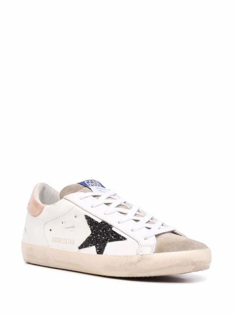 Golden Goose star-patch lace-up sneakers - White - zdjęcie produktu nr 2