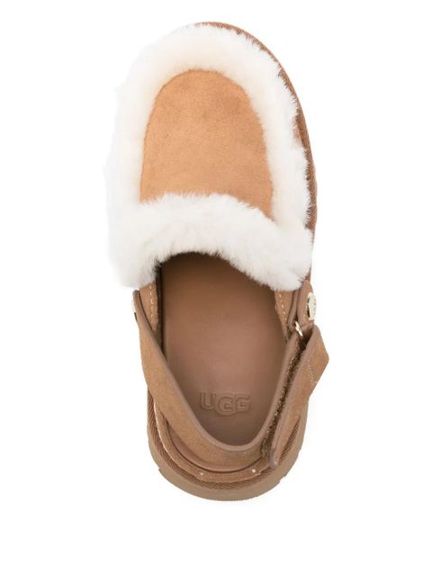 UGG 60mm Esmee fur-trim pumps - Brown - zdjęcie produktu nr 2