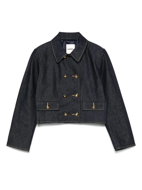 SANDRO denim jacket - Blue - zdjęcie produktu nr 1
