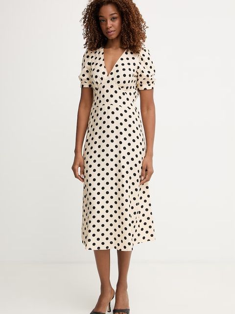 Morgan sukienka rozkloszowana z wiskozą - zdjęcie produktu nr 1