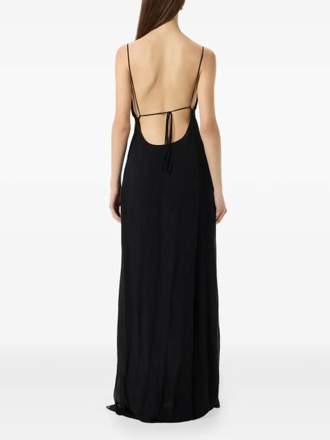 Blumarine cowl-neck gown - Black