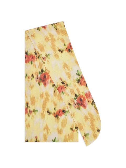 GANNI floral scarf - Yellow - zdjęcie produktu nr 1