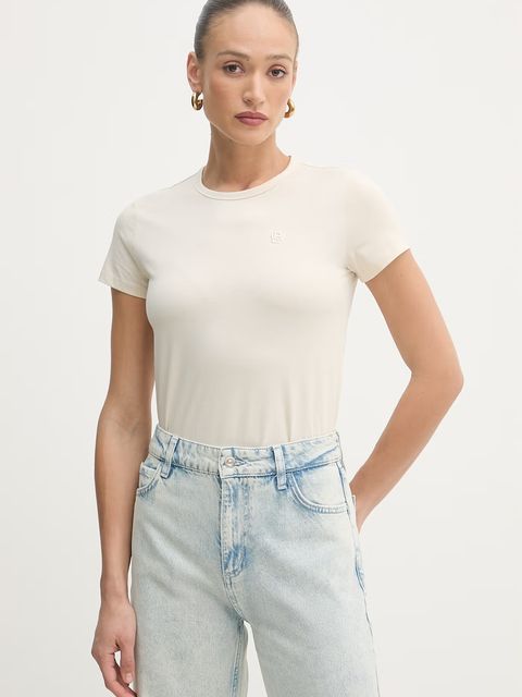 BOSS t-shirt damski bawełniany - zdjęcie produktu nr 2