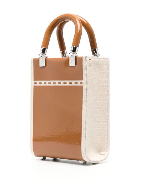 FENDI mini Sunshine tote bag - Brown