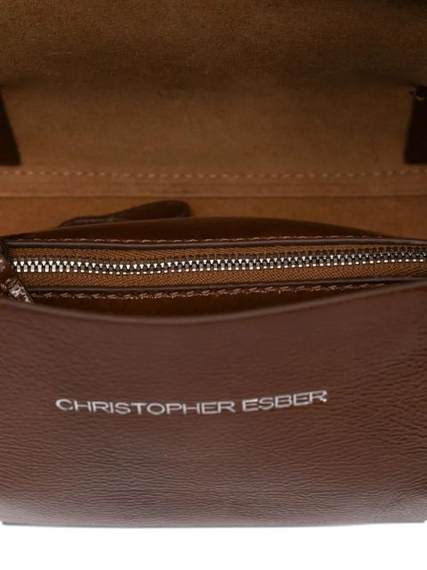 Christopher Esber mini Gondola tote bag - Brown